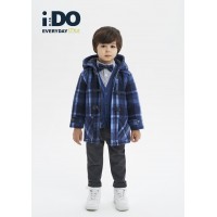 IDO CHECKED KID COAT